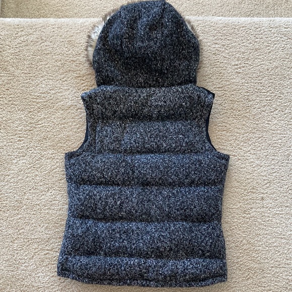 Zara Trafaluc Collection Mixed Media Hooded Puffer Vest - Picture 5 of 8